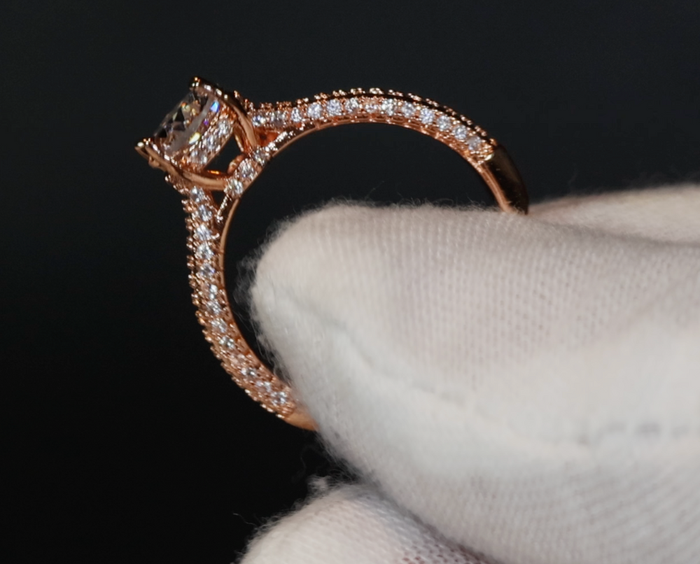 Rose Gold Engagement Ring | Diamond Engagement Ring | Rose Gold Ring | Engagement Ring | Rose Gold Wedding Ring