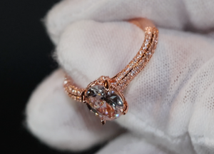 Rose Gold Engagement Ring | Diamond Engagement Ring | Rose Gold Ring | Engagement Ring | Rose Gold Wedding Ring