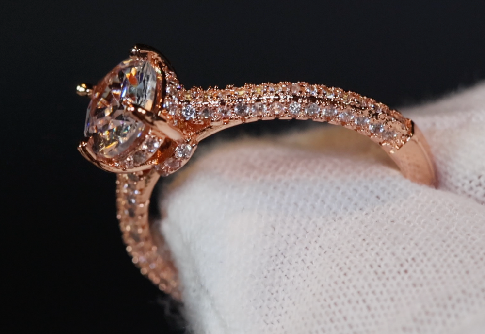 Rose Gold Engagement Ring | Diamond Engagement Ring | Rose Gold Ring | Engagement Ring | Rose Gold Wedding Ring