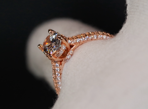 Rose Gold Engagement Ring | Diamond Engagement Ring | Rose Gold Ring | Engagement Ring | Rose Gold Wedding Ring