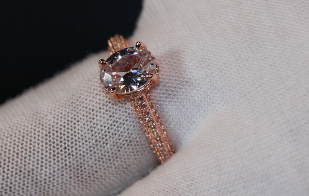 Rose Gold Engagement Ring | Diamond Engagement Ring | Rose Gold Ring | Engagement Ring | Rose Gold Wedding Ring