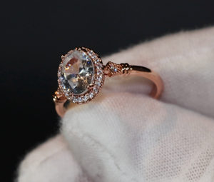 Big Carat Engagement Ring | Rose Gold Engagement Ring | Womens Rose Gold Ring | Rose Gold Ring | Rose Gold Wedding Ring