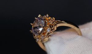 Womens Gold Ring | Diamond Gold Ring | Womens Gold Engagement Ring