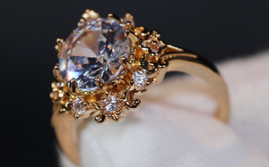 Womens Gold Ring | Diamond Gold Ring | Womens Gold Engagement Ring