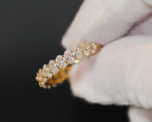 Gold Engagement Ring | Womens Gold Ring | Gold Eternity Ring