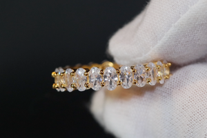 Gold Engagement Ring | Womens Gold Ring | Gold Eternity Ring