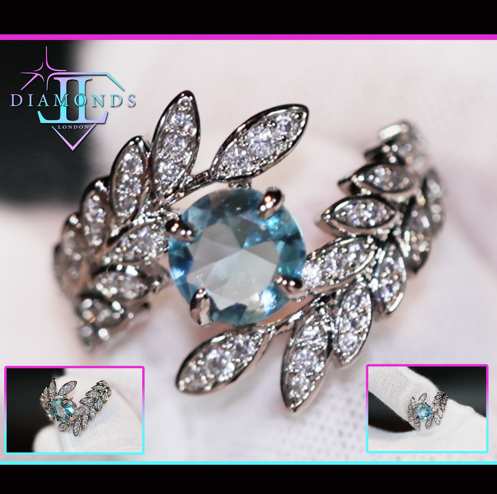 Diamond Flower Ring