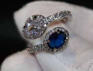Blue Diamond Ring | Blue Engagement Ring | Wedding Ring