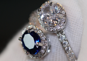 Blue Diamond Ring | Blue Engagement Ring | Wedding Ring
