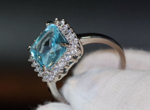 Blue Diamond Ring | Blue Diamond Rings | Womens Blue Diamond Ring