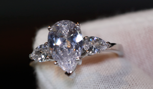 Teardrop Ring | Pear Shape Ring | Teardrop Engagement Ring | Tear Drop Ring | Engagement Ring