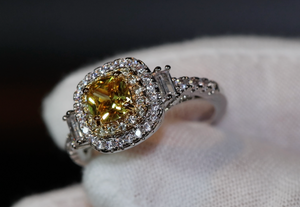 Yellow Diamond Ring | Yellow Diamond Engagement Ring