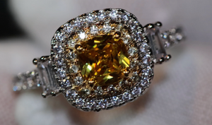Yellow Diamond Ring | Yellow Diamond Engagement Ring