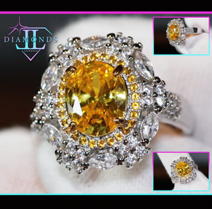 Yellow Diamond Engagement Ring