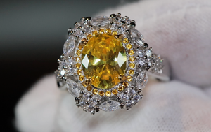 Yellow Diamond Ring | Yellow Diamond Engagement Rings | Womens Engagement Ring