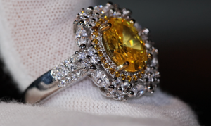 Yellow Diamond Ring | Yellow Diamond Engagement Rings | Womens Engagement Ring