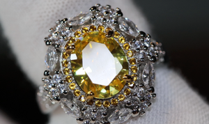 Yellow Diamond Ring | Yellow Diamond Engagement Rings | Womens Engagement Ring