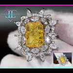 big yellow diamond ring