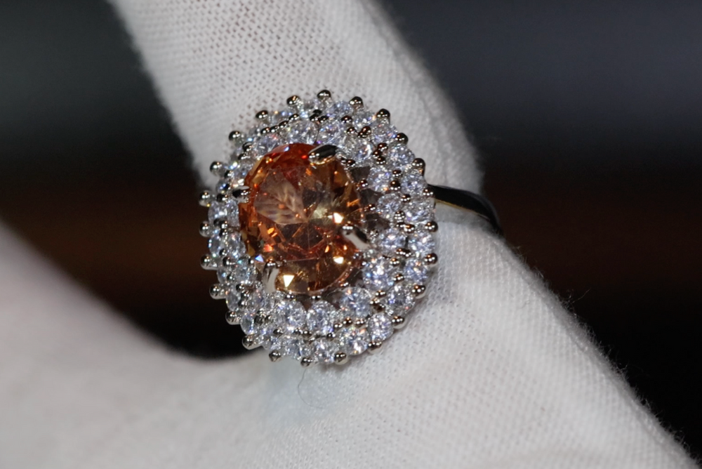 Champagne Diamond Ring | Champagne Diamond Engagement Rings | Champagne Diamond Rings | Champagne Diamond Engagement Ring | Beautiful Ring