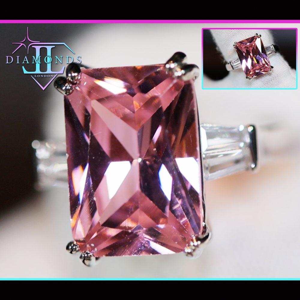 pink diamond engagement ring