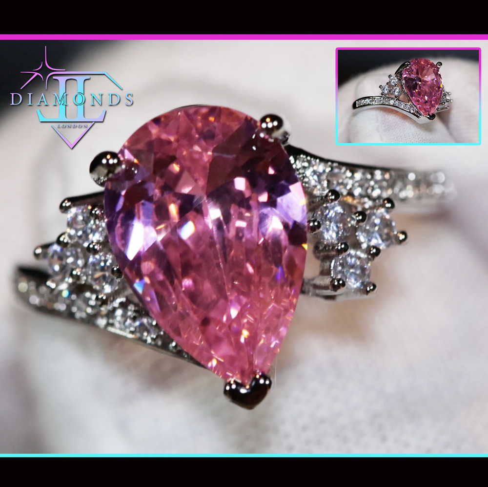 Pink Diamond Wedding Ring