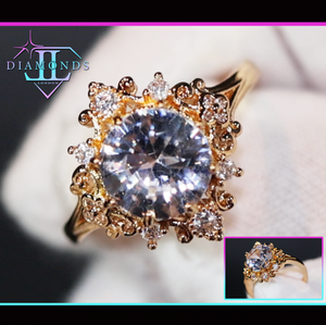 Womens Gold Engagement Ring