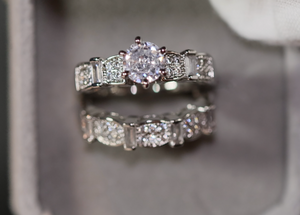 Engagement Ring Set | Engagement Rings | Womens Diamond Ring | Wedding Ring Set
