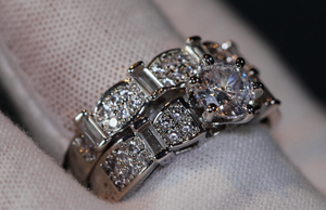 Engagement Ring Set | Engagement Rings | Womens Diamond Ring | Wedding Ring Set