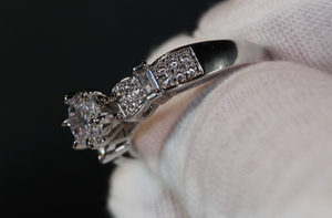 Engagement Ring Set | Engagement Rings | Womens Diamond Ring | Wedding Ring Set