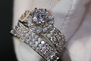 Wedding Ring | Engagement Ring Set | Engagement Rings | Womens Diamond Ring Set