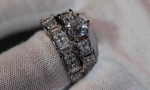 Engagement Ring Set | Engagement Rings | Womens Diamond Ring | Wedding Ring Set