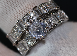 Engagement Ring Set | Engagement Rings | Womens Diamond Ring | Wedding Ring Set