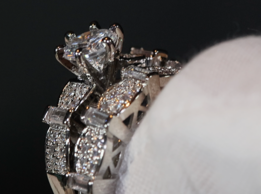 Engagement Ring Set | Engagement Rings | Womens Diamond Ring | Wedding Ring Set