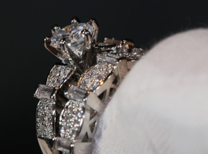 Engagement Ring Set | Engagement Rings | Womens Diamond Ring | Wedding Ring Set