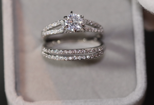 Engagement Ring | Womens Wedding Ring Set | Engagement Ring Set | Wedding Ring