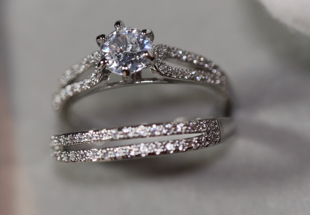 Engagement Ring | Womens Wedding Ring Set | Engagement Ring Set | Wedding Ring