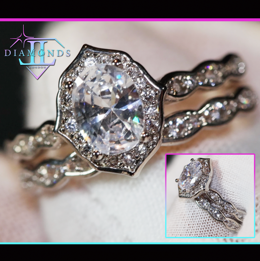
            
                Load image into Gallery viewer, Oval Diamond Ring | Oval Ring | Oval Engagement Ring | Engagement Ring | Womens Ring
            
        