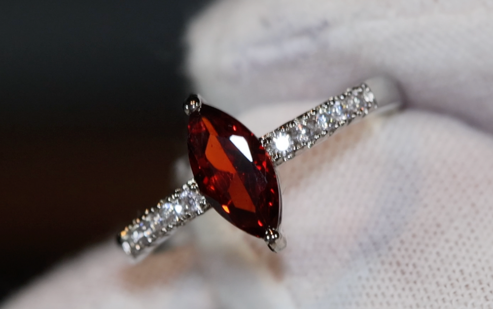 Red Diamond Ring | Womens Red Diamond Ring | Red Engagement Ring – Minx ...