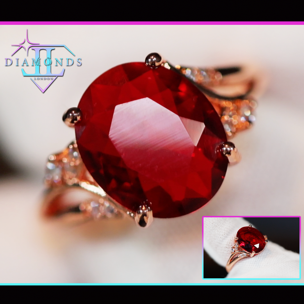 ruby engagement ring