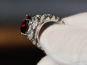 Red Diamond Ring | Mens Red Diamond Ring | Womens Red Diamond Ring