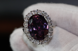 Purple Diamond Ring | Purple Diamond Engagement Ring