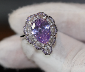 Purple Diamond Ring | Purple Diamond Engagement Ring