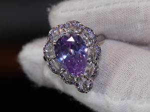 Purple Diamond Ring | Purple Diamond Engagement Ring