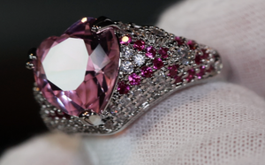 Pink Diamond Ring | Heart Engagement Ring