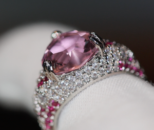 Pink Diamond Ring | Heart Engagement Ring