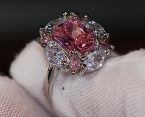 Pink Diamond Ring | Pink Diamond Engagement Ring | Pink Diamond Rings