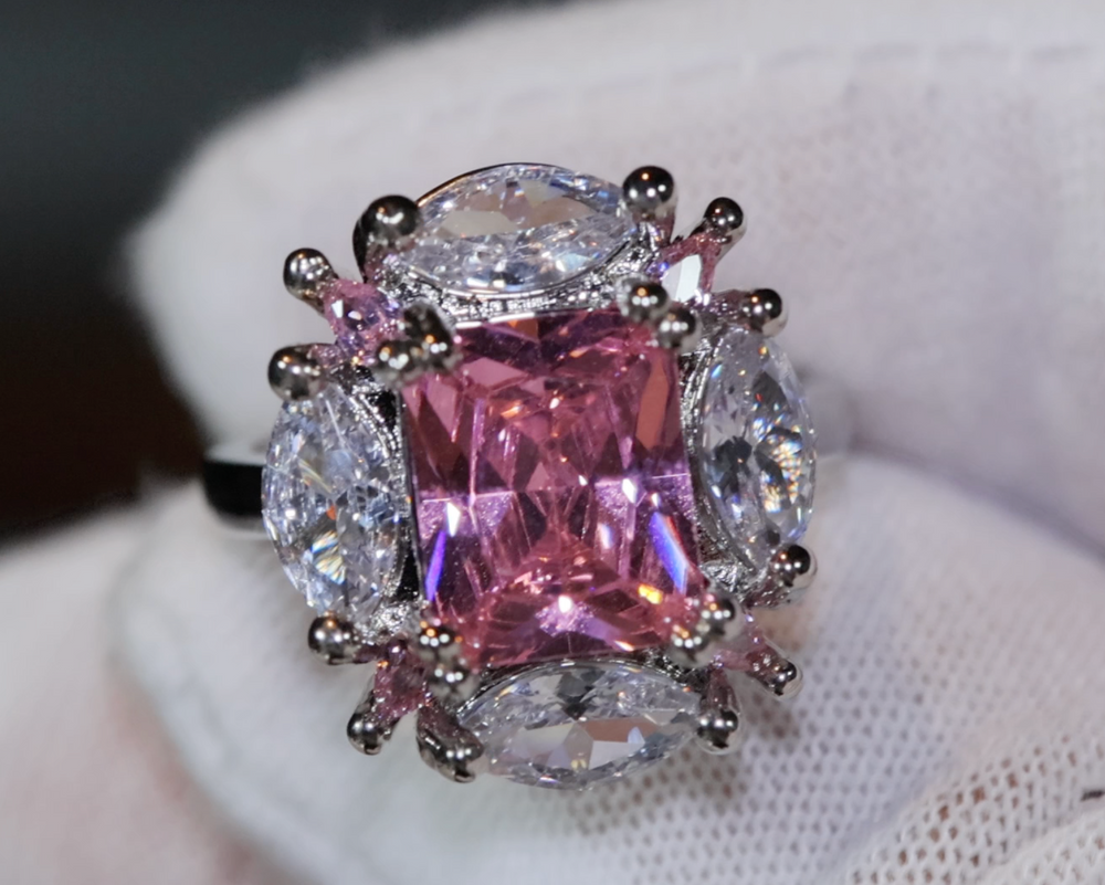 Pink Diamond Ring | Pink Diamond Engagement Ring | Pink Diamond Rings