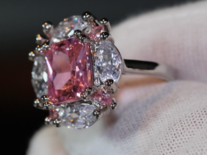 Pink Diamond Ring | Pink Diamond Engagement Ring | Pink Diamond Rings