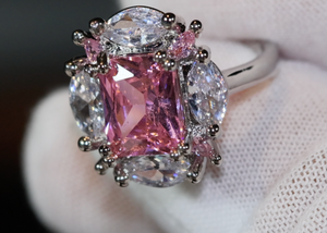 Pink Diamond Ring | Pink Diamond Engagement Ring | Pink Diamond Rings