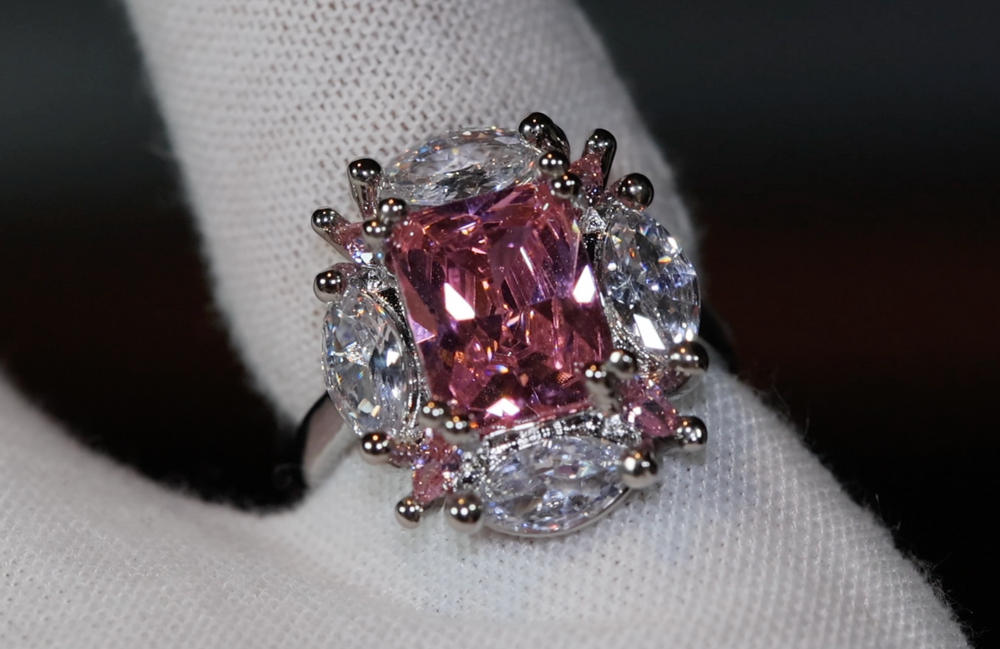 Pink Diamond Ring | Pink Diamond Engagement Ring | Pink Diamond Rings